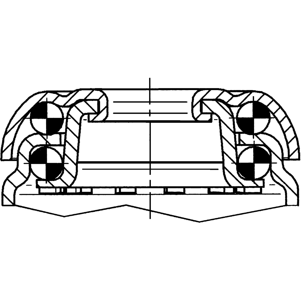 Περιστρεφόμενη ρόδα, Ø100mm - 2