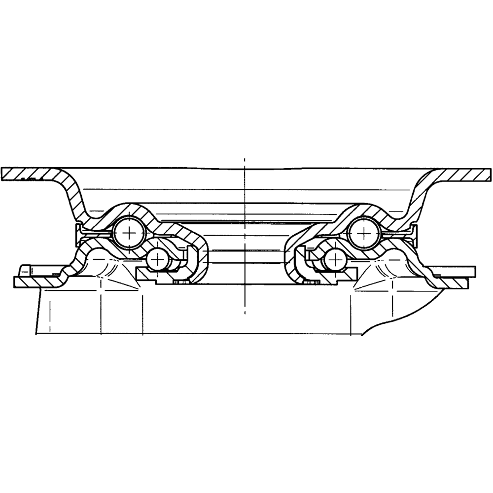 Swivel castor 200 mm - 2